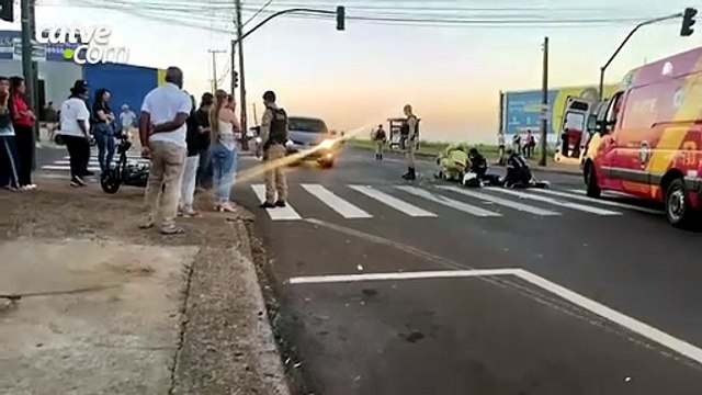 Siate atende vítima de acidente com moto elétrica no bairro Floresta