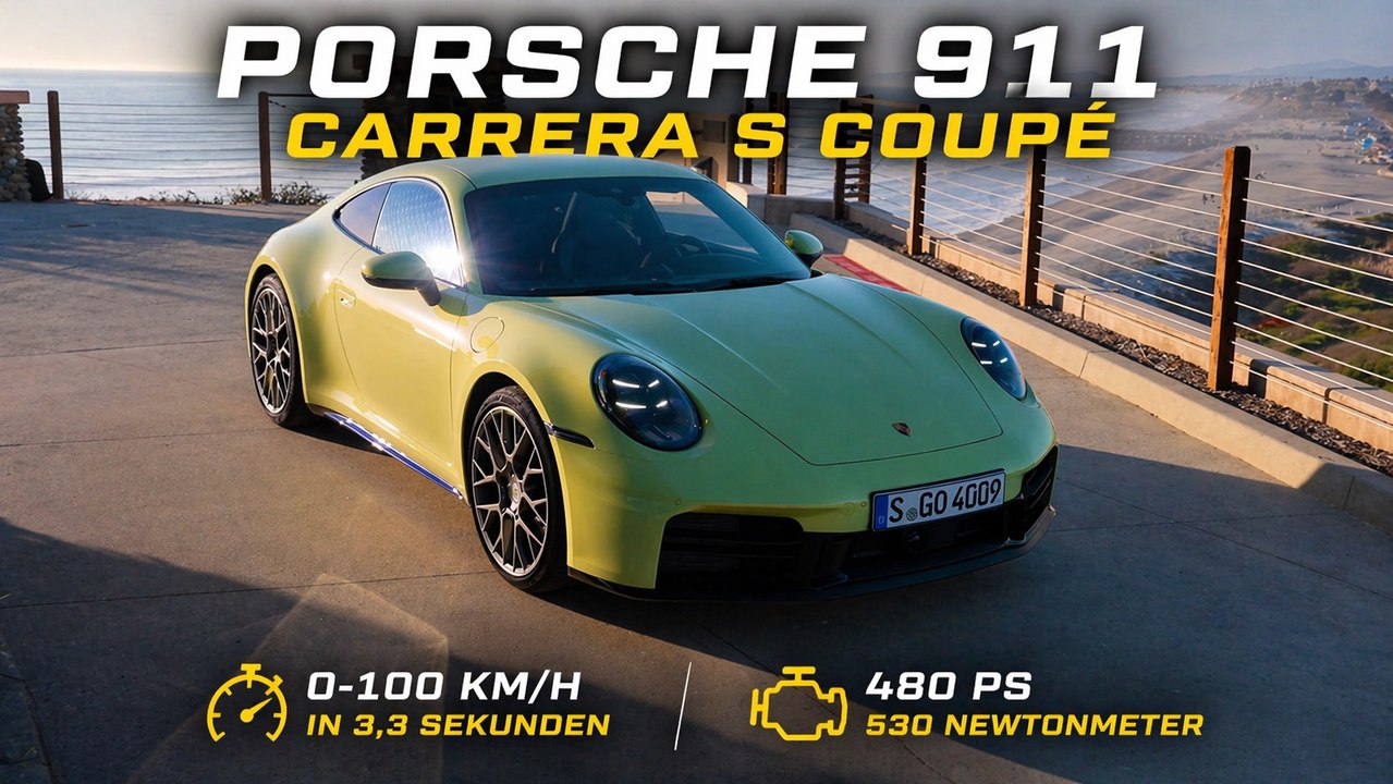 2026 Porsche 911 Carrera S Coupé – Mehr Leistung & Dynamik