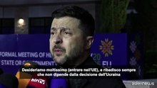 Zelensky: pronti a fare pressione su tutti per l'ingresso in Ue