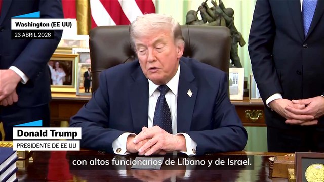 Trump tras la prórroga del alto el fuego entre Israel y Líbano: Hay muchas posibilidades de lograr la paz