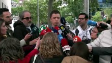 Íñigo Errejón hace declaraciones a su llegada a los juzgados sobre su demanda a Elisa Mouliaá por calumnias