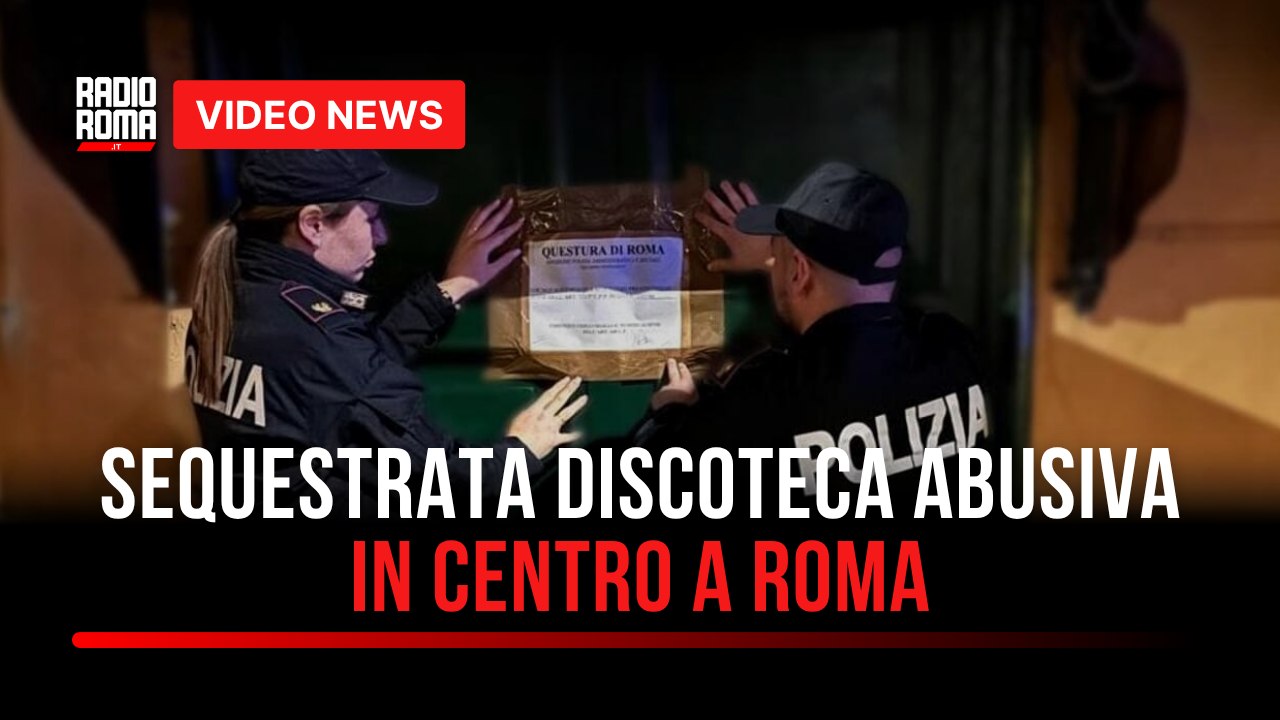 Sequestrata discoteca abusiva in centro a Roma