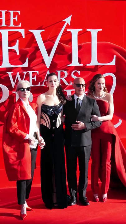 The Devil Wears Prada-casten på rød løper i London
