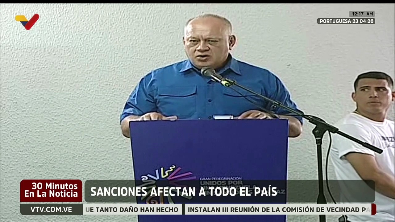 Vpdte. Sec. Diosdado Cabello: Las sanciones han...