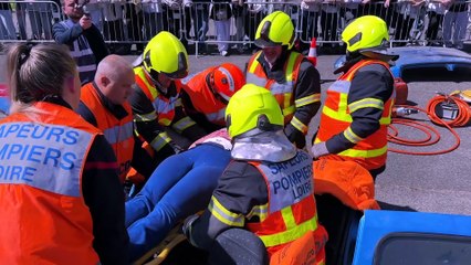 Rive-de-Gier : une simulation d'accident choc pour sensibiliser les lyc&eacute;ens aux dangers de la route