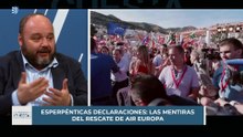 Esperpénticas declaraciones: las mentiras del rescate de Air Europa