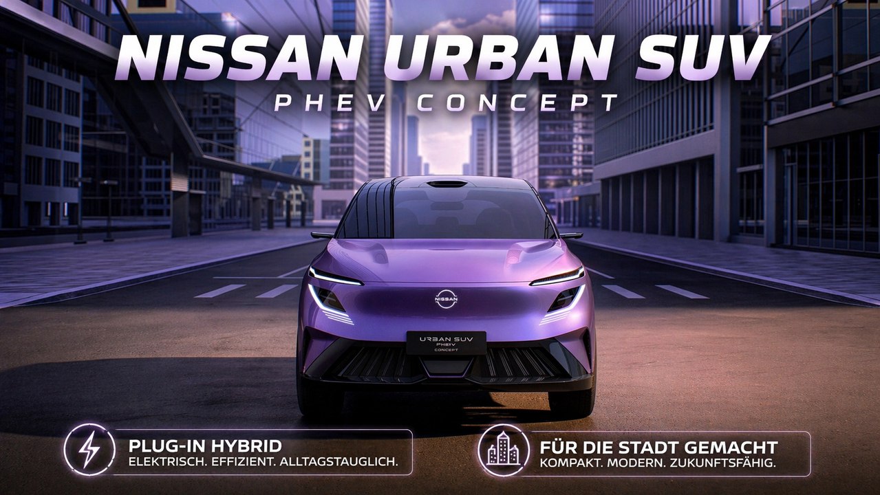 Nissan Urban SUV PHEV Concept begeistert mit Technik & Look