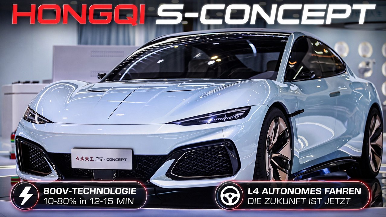 Hongqi S-Concept bringt Hightech, Design und EV-Power zusammen