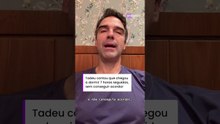 Tadeu Schmidt desabafa sobre cansaço após fim do BBB 26: 'Acabou a batalha' #shorts