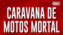 Caravana mortal: así fue el choque que terminó con la vida de un joven motoquero