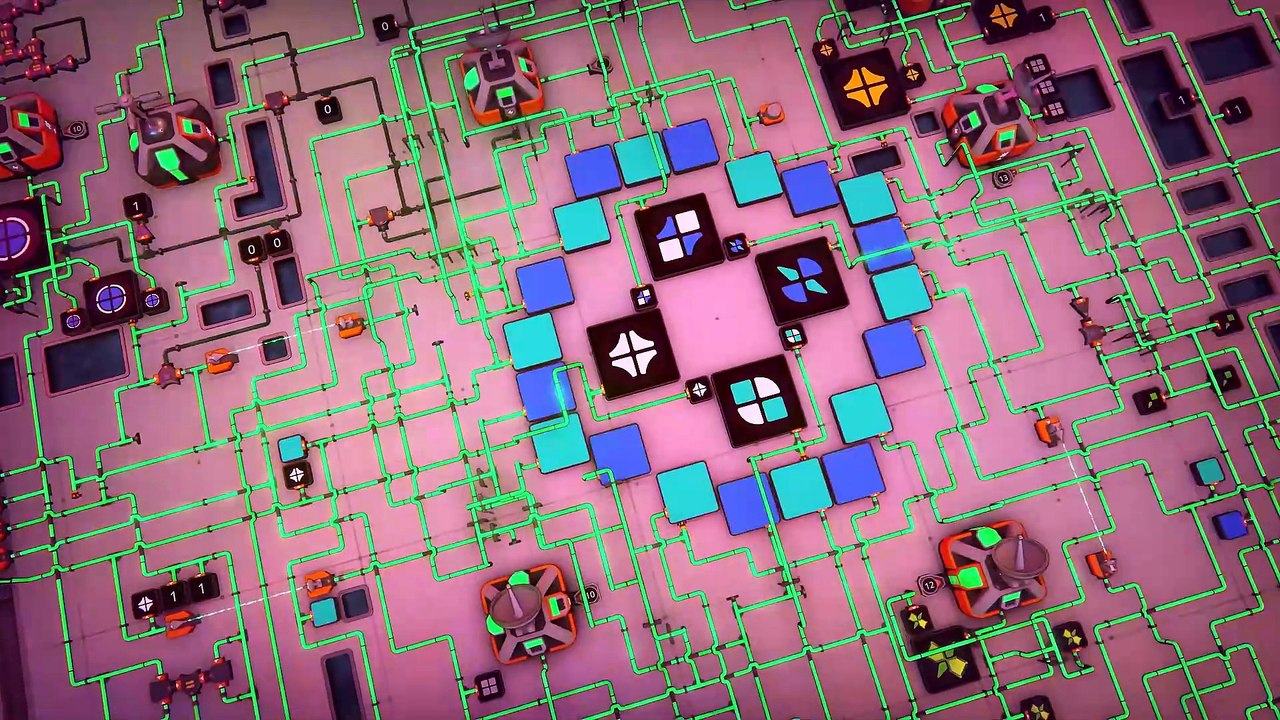 Shapez 2 zeigt im Trailer das Aufbau-Spaß auch ohne Druck funktioniert