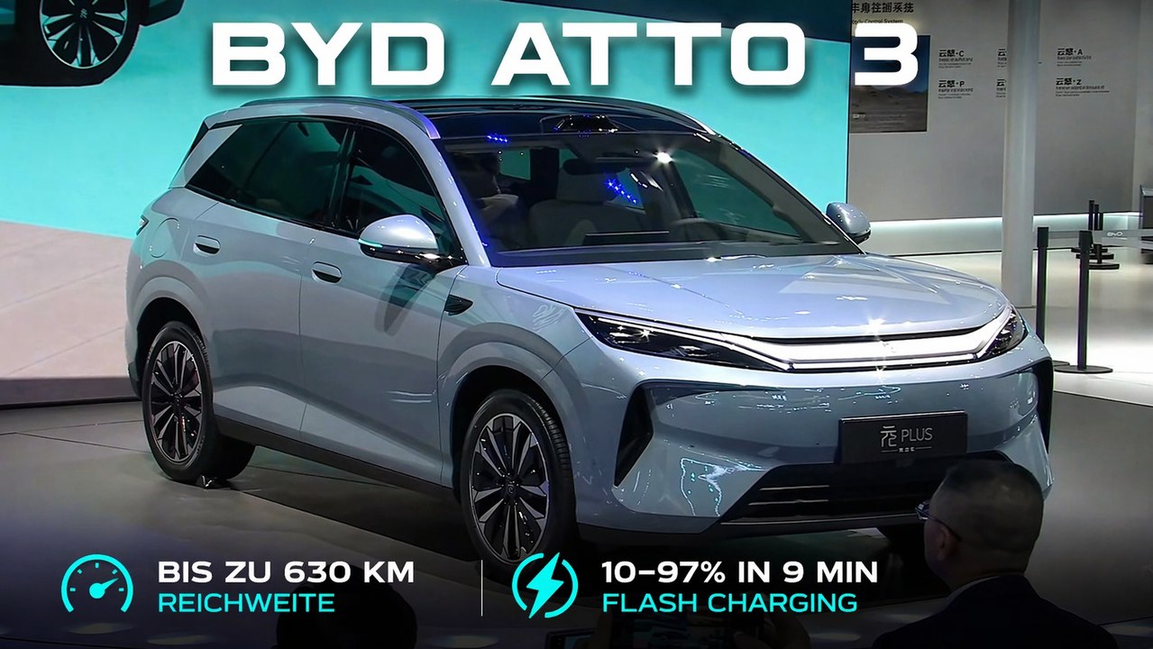 BYD Atto 3 (2026): Kompakt-SUV mit 240 kW und 9-Minuten-Ladung