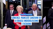Spagna, Sánchez: la mancata sanzione di Israele da parte dell'Ue indebolisce la difesa dell'Ucraina