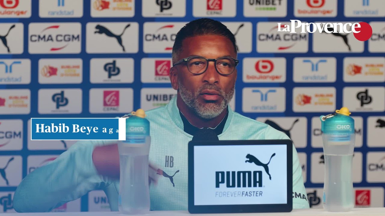 Habib Beye AGACÉ par les critiques sur sa communication en conférence de presse avant OM-Nice