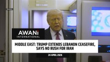 Trump extends Lebanon ceasefire, says no rush for Iran