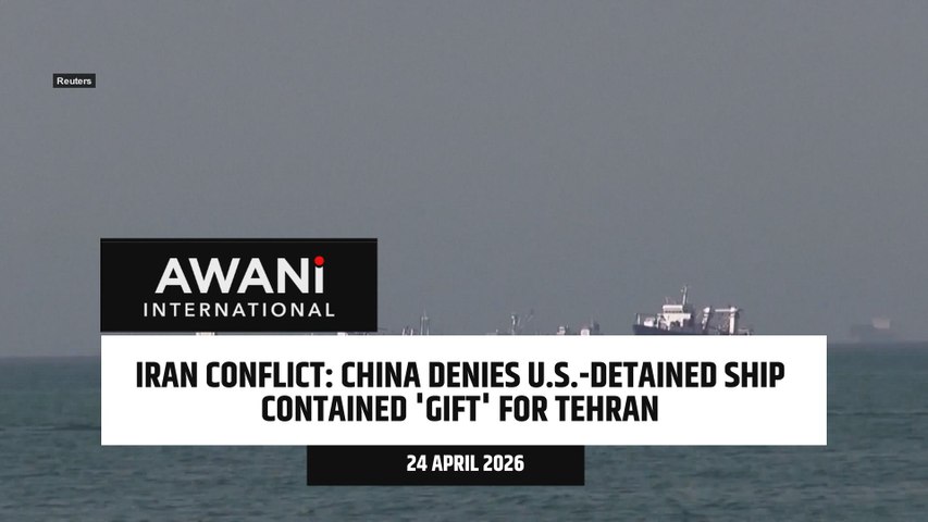 China denies U.S.-detained ship contained 'gift' for Iran