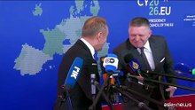 Tusk al vertice Ue:"Non ci sono piu russi nella stanza, che sollievo"