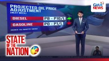 Projected oil price adjustment | SONA