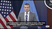 Hegseth all'Europa: meno conferenze, andate a presidiare Hormuz