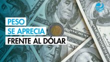 Peso mexicano se aprecia frente al dólar, pero perfila una caída semanal acumulada