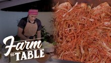 Chef JR makes HOMEMADE KIMCHI straight from the city! | Farm to Table