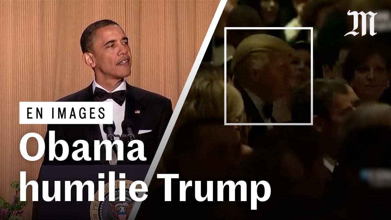 Dîner des correspondants de la Maison Blanche : quand Donald Trump était humilié par Barack Obama
