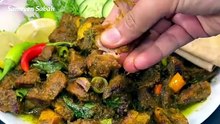 हरी मिर्ची का तला हुआ गोश्त  Hari Mirchi Ka Tala Hua Gosht  Bakra Eid Special  Recipes
