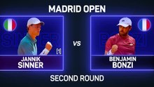 Sinner recovers from early setback to win Madrid opener