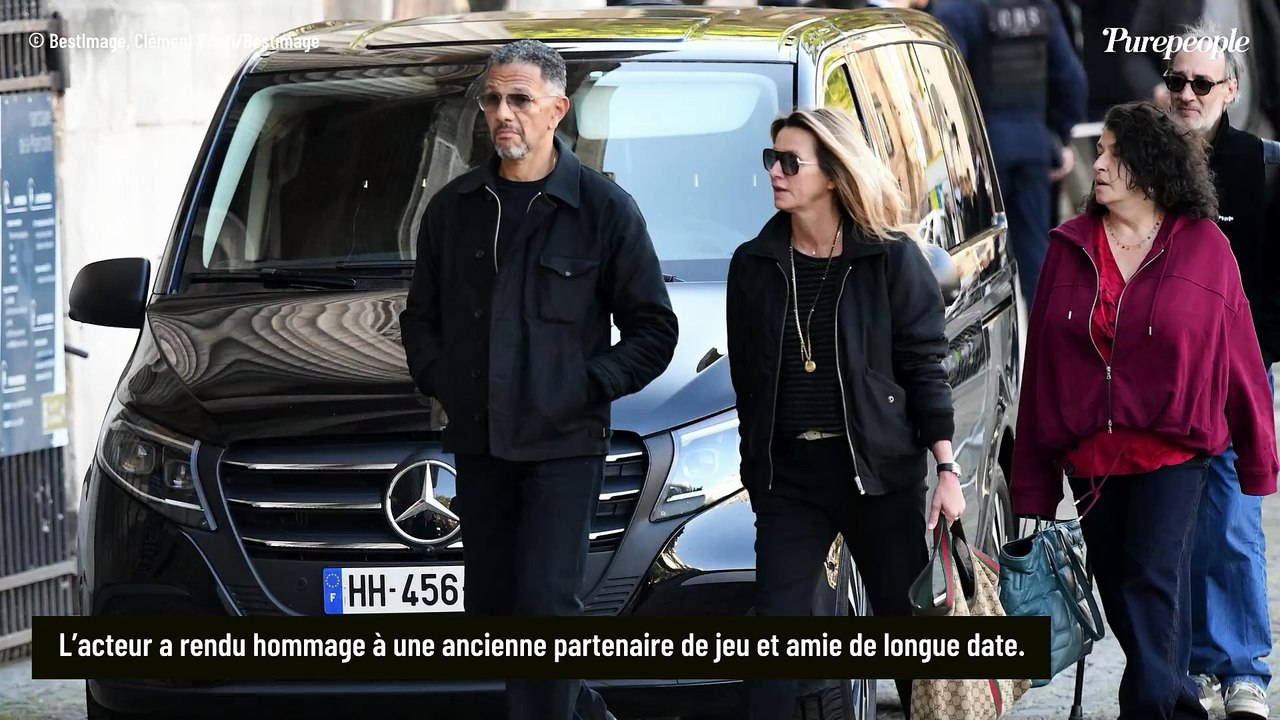 Roschdy Zem avec sa compagne Sarah Poniatowski : le couple soudé pour le départ de Nathalie Baye