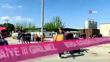 Bursa’da freni patlayan vinç dereye uçtu : Sürücü hayatını kaybetti