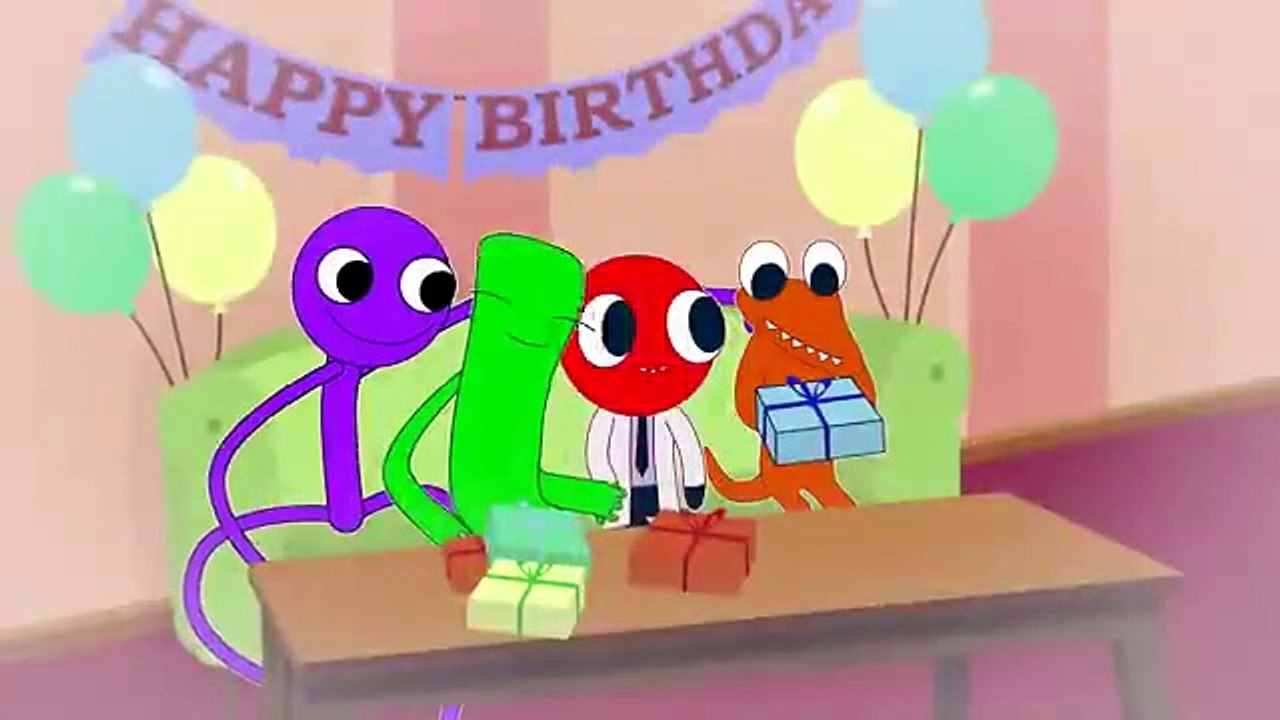 [REUPLOAD] R.I.P. BLUE | SAD STORY 😭 | Rainbow friends Dies | FNF Goodbye World | Friday Night Funkin Animation