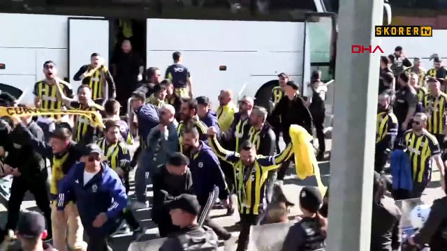 Fenerbahçeli taraftarlar, RAMS Park'a ulaştı