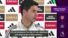 Arteta says it's a 'privilege' for Arsenal to be second