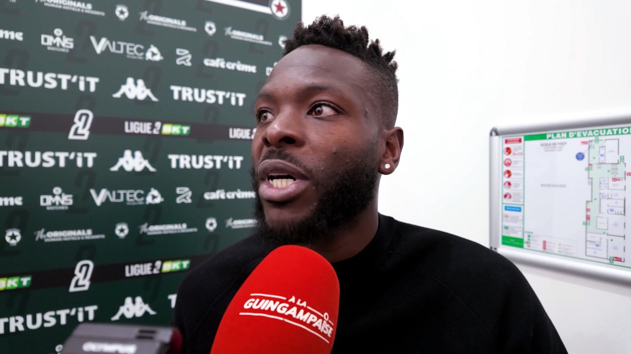 Red Star - EAG (3-2) : La réaction de Louis Mafouta