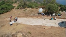 Enormous Roman Mosaic In Turkey