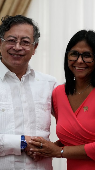 Gustavo Petro y Delcy Rodríguez acuerdan planes de cooperación militar