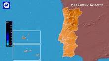 Alerta para as 19h: Aguaceiros fortes e trovoada atingem o pico este sábado