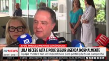Lula recebe alta em SP após dois procedimentos médicos