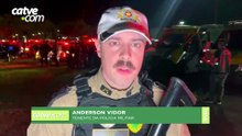"Estamos reforçando a segurança em Cascavel", destaca tenente da PM sobre Operação Omnis