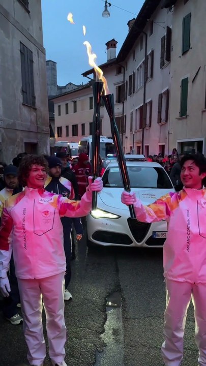 Hudson Williams & Connor Storrie 2026 Olympic Torch Relay Videos (Five Clips Merged Together) - Hudcon