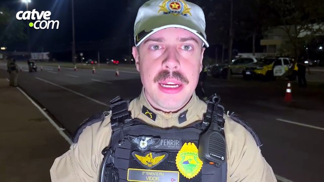 “Cerca de dez motoristas embriagados já foram flagrados”, diz tenente sobre Operação Lei Seca em Cascavel