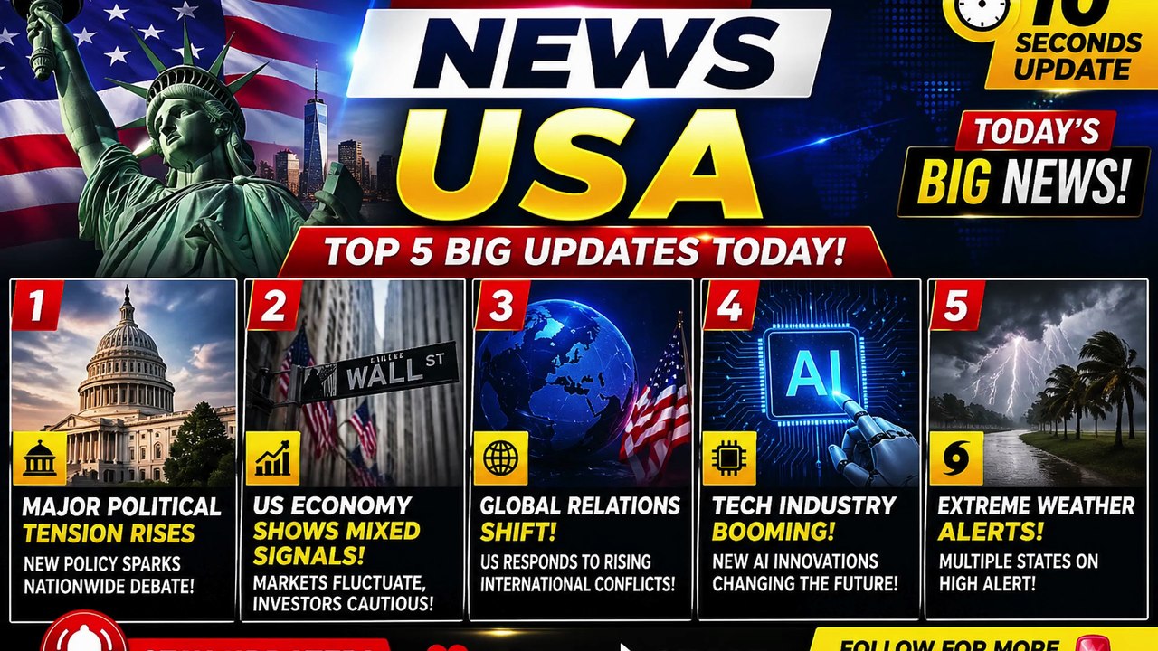 USA NEWS A🚨 BREAKING: Top 5 Shocking USA News Updates You Can’t Miss 🇺🇸⚡ | 10 Sec Headlines