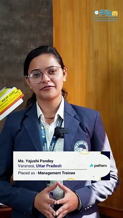 PIBM toPattern_Management Trainee_MBA & PGDM Placements_Yajushi Pandey Batch_2024_26