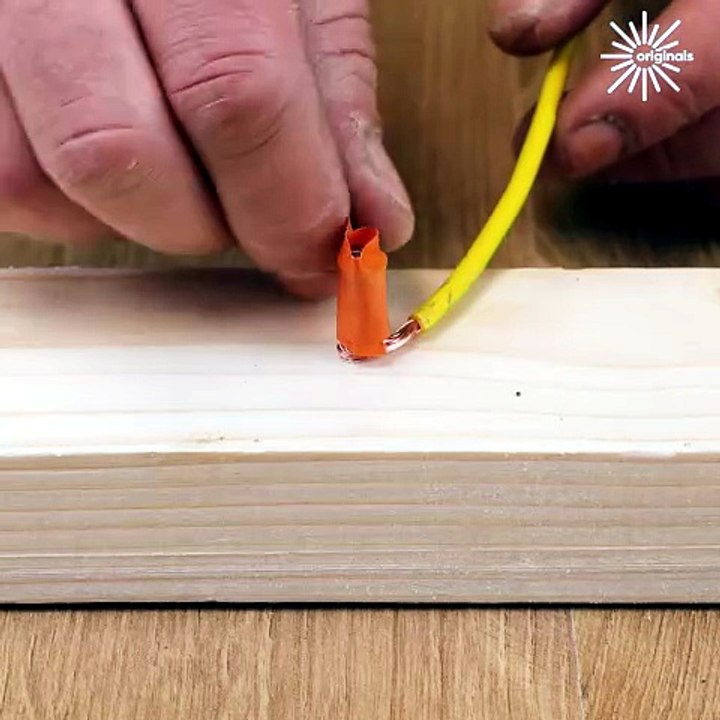 Genius wire fix with just screws 🔩
