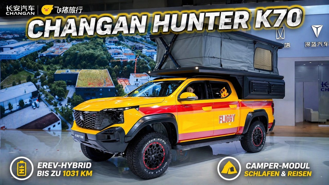Changan Hunter K70 Offroad-Pick-up mit Range Extender Technik