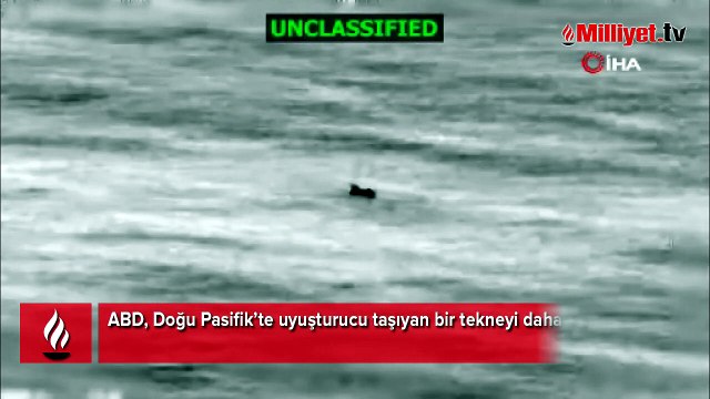 ABD, Doğu Pasifik'te uyuşturucu taşıyan tekneyi vurdu! '2 narko-terörist öldürüldü'