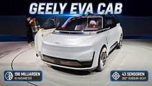 Geely Eva Cab autonomes Robotaxi ohne Lenkrad im Detail