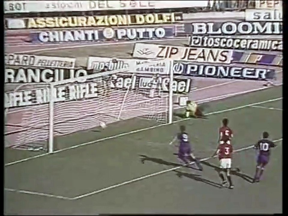 FIORENTINA  - MILAN AC - 1985 - SAISON 1985/1986 -