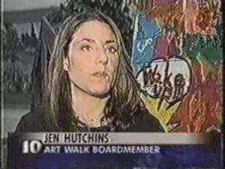 03/01/2001-SideWalk Art Displayed