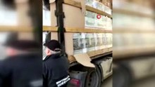 Sınırda zehir tacirlerinin 105 milyonluk ''kirli çamaşırları'' çamaşır makinelerinden çıktı!